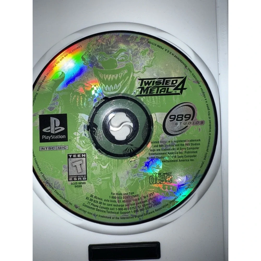 Twisted Metal 4 - Sony PlayStation‎ 1 PS1 Disc Only. Tested And Works